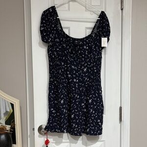 NWT Floral Navy mini summer dress